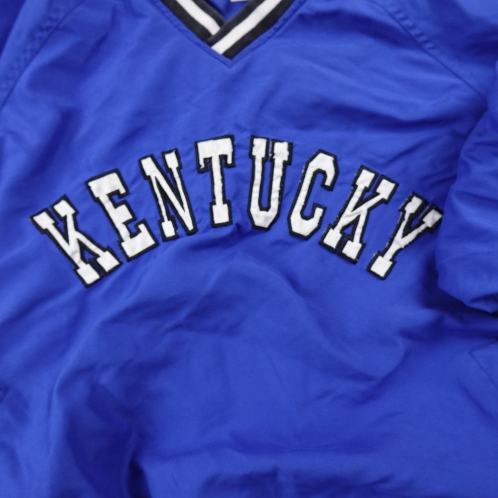 Kentucky Wildcats Jacket Mens 2XL Blue Windbreaker NCAA‎ Basketball Bomber Coat